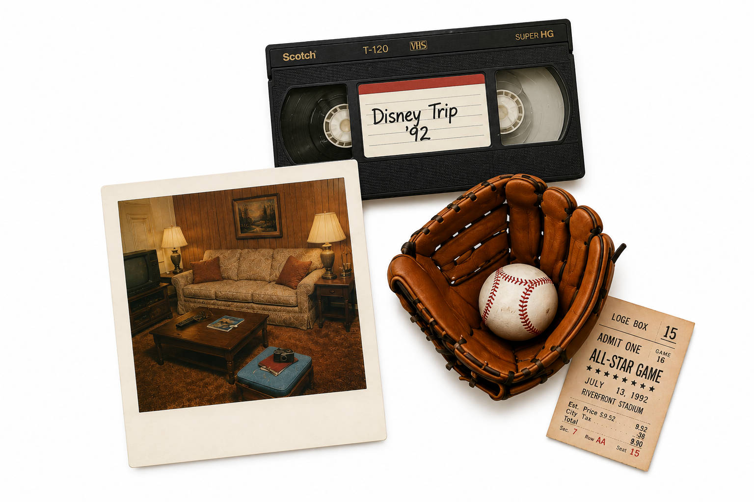 Family history keepsakes and photos