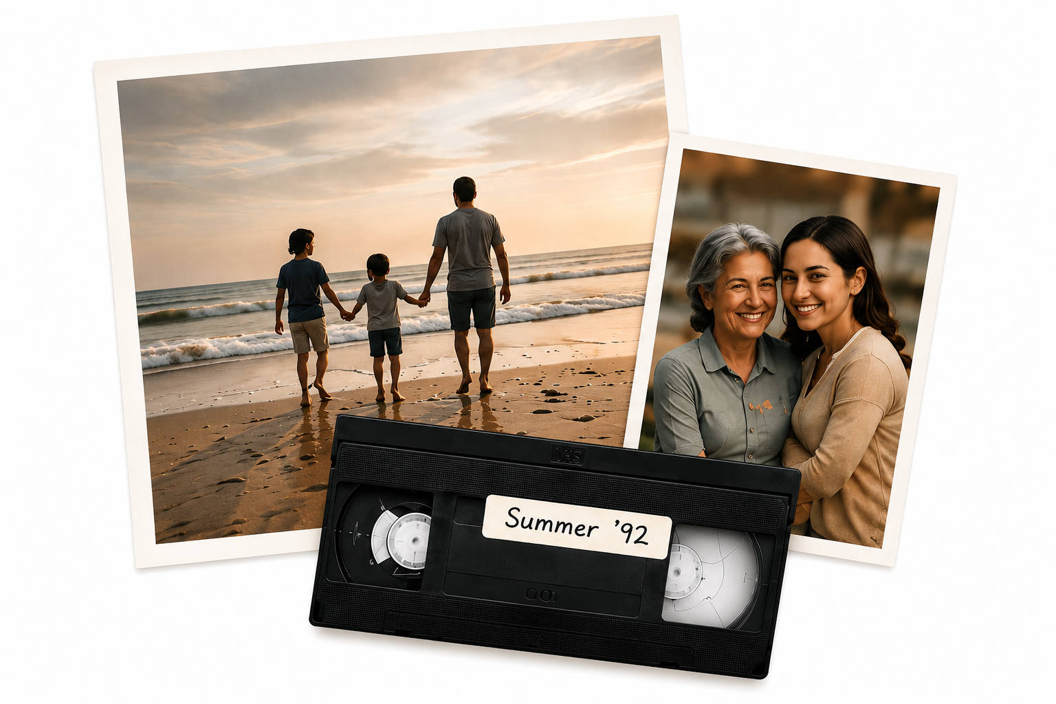 Family history keepsakes and photos