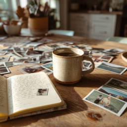 A handwritten journal